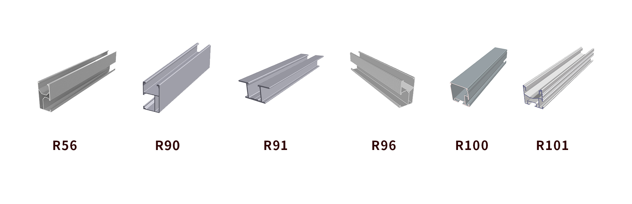 Aluminum solar mounting system rail