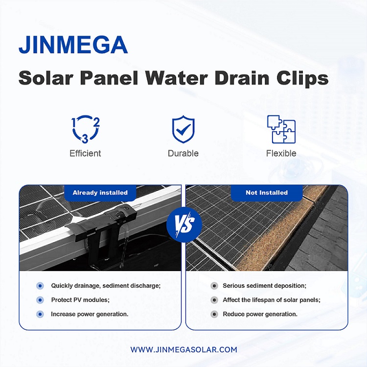 สินค้าเด่น | คลิประบายน้ำแผงโซลาร์เซลล์ JinMega